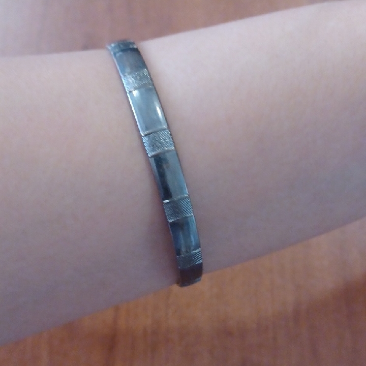 1014 Gunmetal Bangle Bracelet